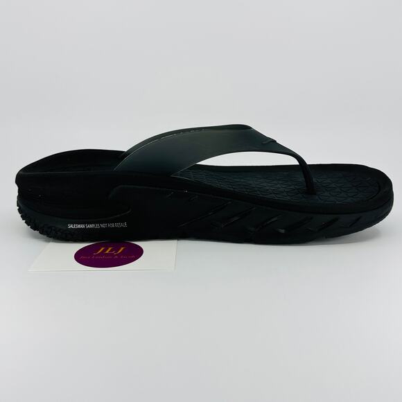 Hoka One One Men's Ora Recovery Flip Flop Thong Sandals Black Size 9/ 11 Women - Picture 7 of 11